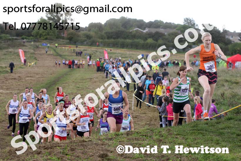 Senior womens Start Fitness North Eastern Harriers League, Wrekenton, Gateshead. Photo:  David T. Hewitson/Sports for All Pics